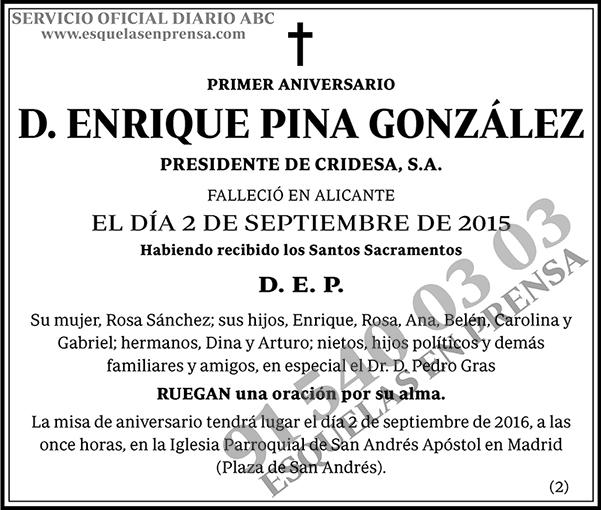 Enrique Pina González